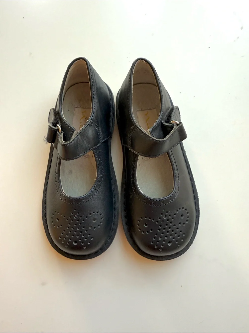 Nina Doll Girls Mary Jane British Dress Shoes Navy Blue Kids Sz 7 L’Amour Boden